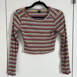 Striped Crop Top